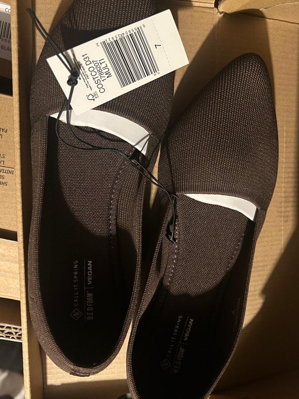 Call It Spring Men's Brown Slip-On Loafers
